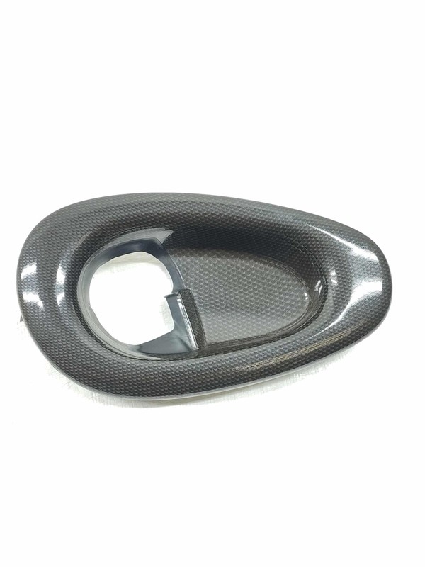 2005 Pontiac Bonneville Rear LH Driver Carbon Fiber Door Handle Bezel 16634071