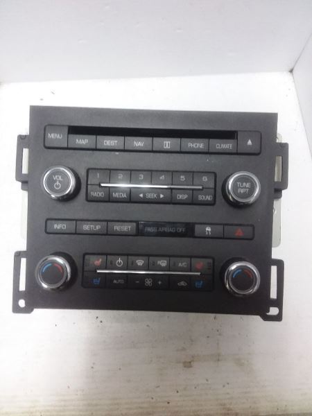 Radio Receiver AM FM 6 Disc CD Navigation Fits 09-10 Lincoln MKS 8A5T-19C156-BC