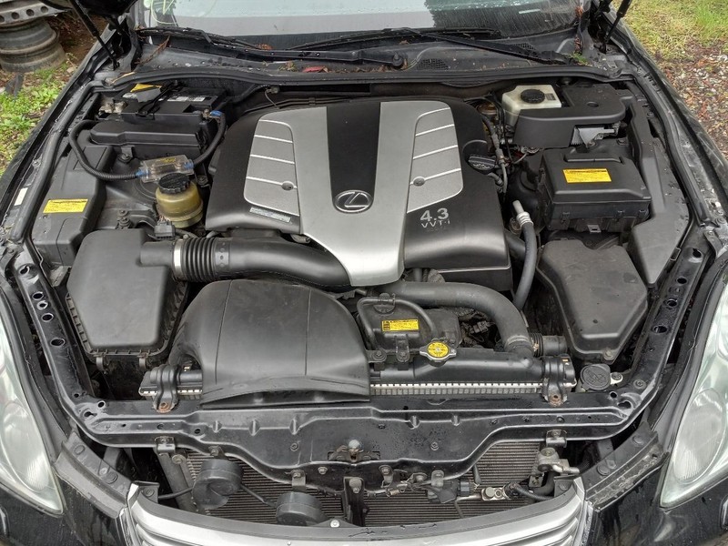 02-10 LEXUS SC430 4.3L ENGINE ASSEMBLY LONG BLOCK 3UZFE VIN N 5TH DIGIT