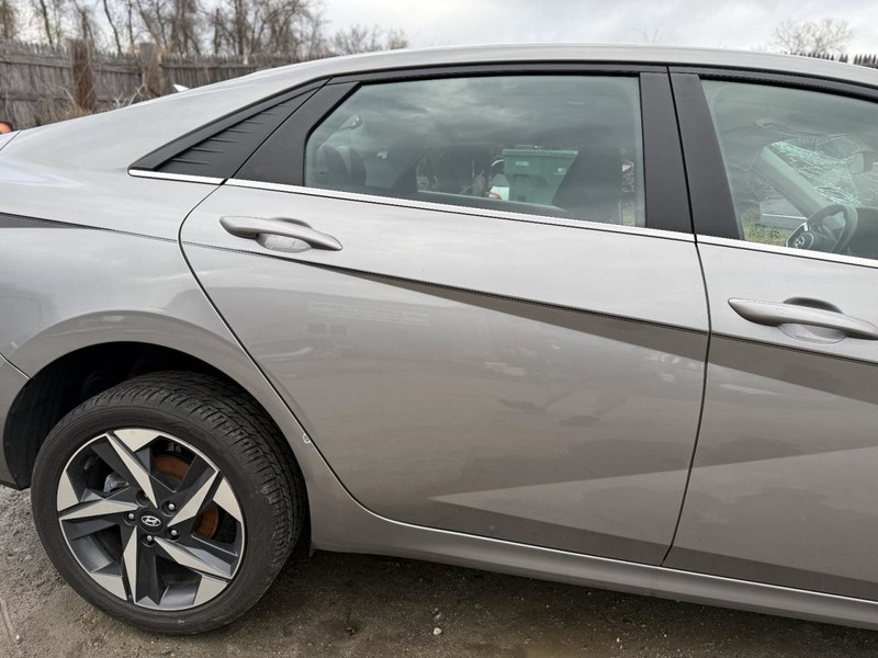 2021-2023 Hyundai Elantra Right Passenger Side Rear Door Gray