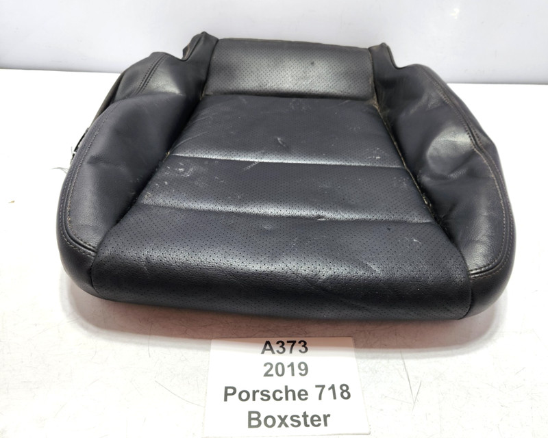 ✅ 13-24 OEM Porsche 718 Boxster 982 Front Left Driver Seat Lower Cushion Black*