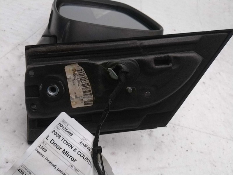2008 Chrysler Town & Country Left Door Mirror Assembly Red OEM 602730
