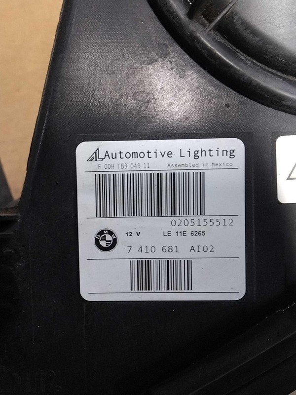 2015 BMW X5 Left Headlight Assembly - Used, Scratches & Chip on Lens