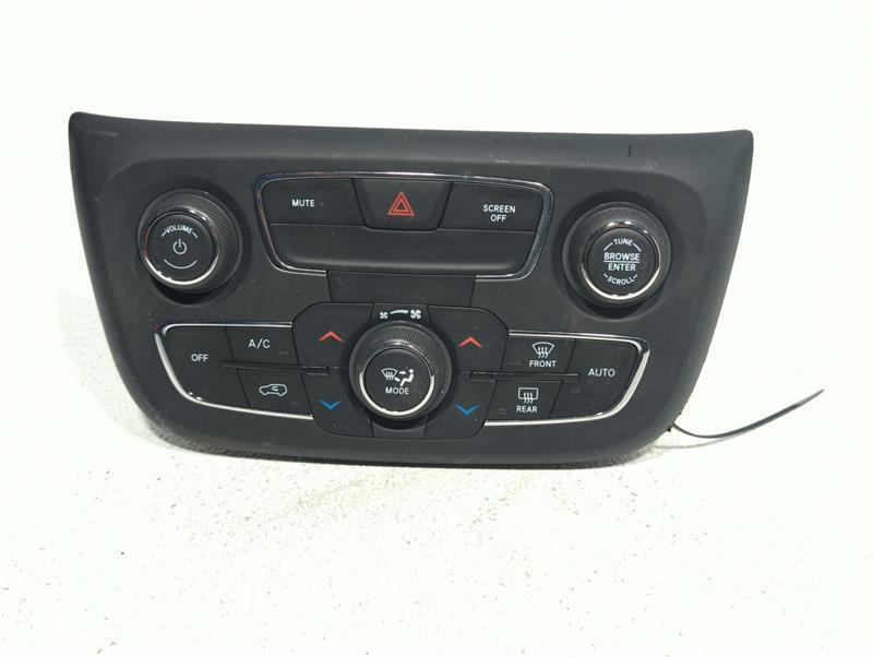 Used A/C Selector Switch fits: 2019 Jeep Compass AC w/o dual zone control w/o pa