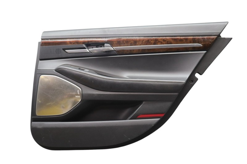 17-19 Genesis G90 Rear Right Passenger Side Interior Door Panel Trim Black OEM