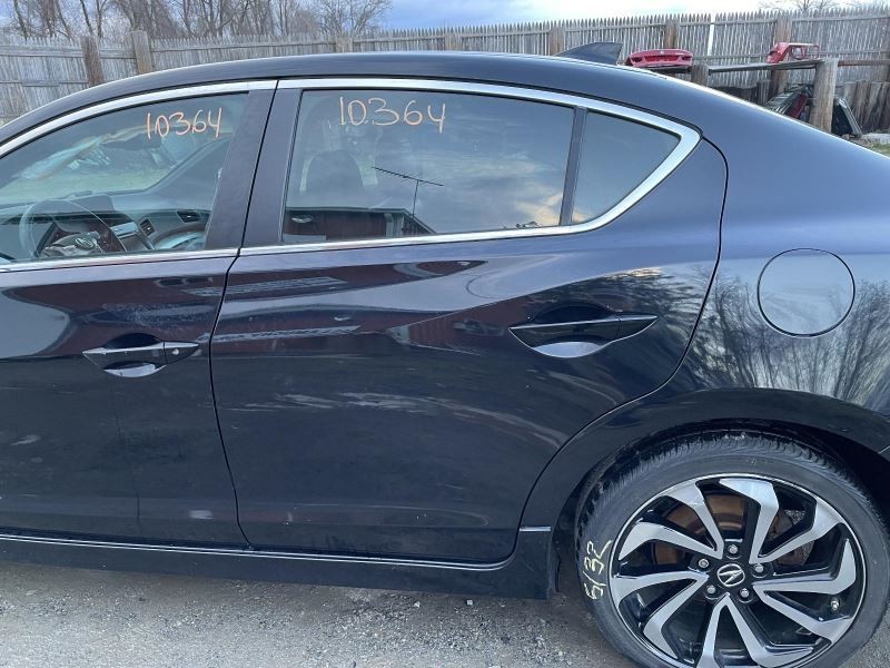 2016-2022 Acura ILX Left Driver Side Rear Door Black