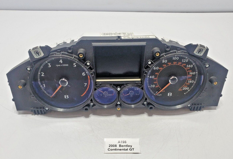 ✅ 03-12 OEM Bentley Continental GT GTC Speedometer Instrument Cluster Gauge