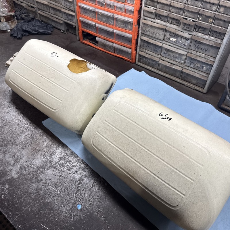 Yamaha G2 J38 Gas Or Electric vintage golf Cart Seat Back Rests