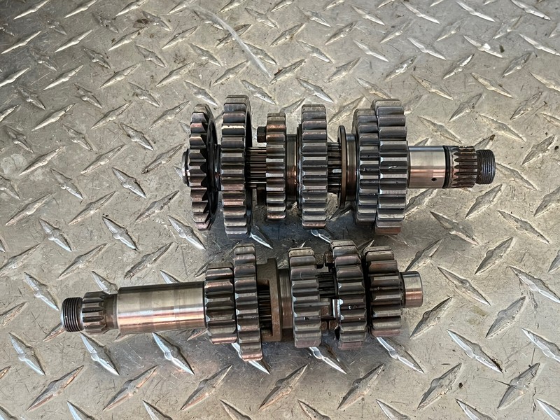 05 Yamaha YZ250F Engine Transmission Gears Gear Set Shaft YZ 250F