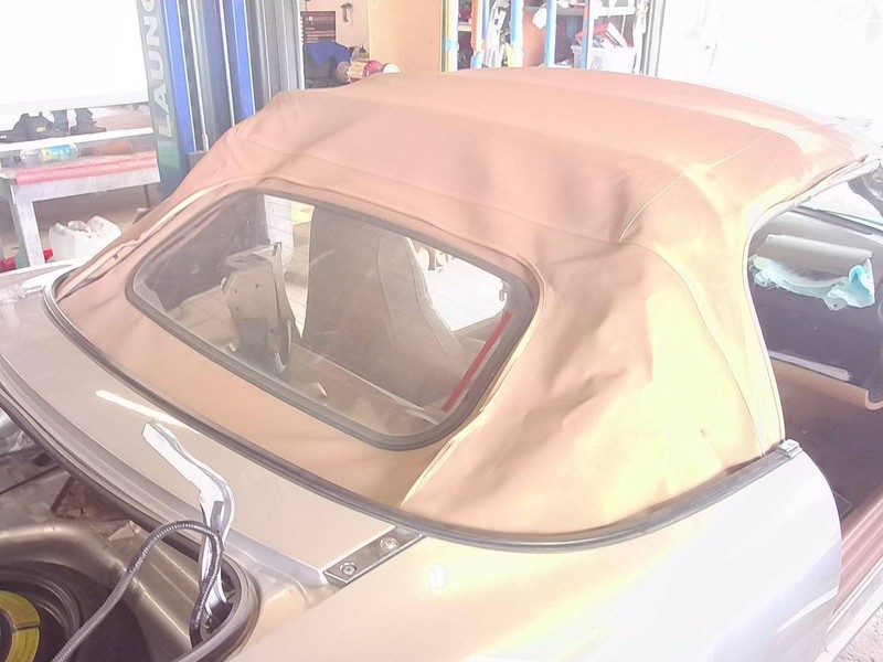 99-05 Mazda Mx-5 Miata NB Tan Convertible Soft Top Vinyl Roof