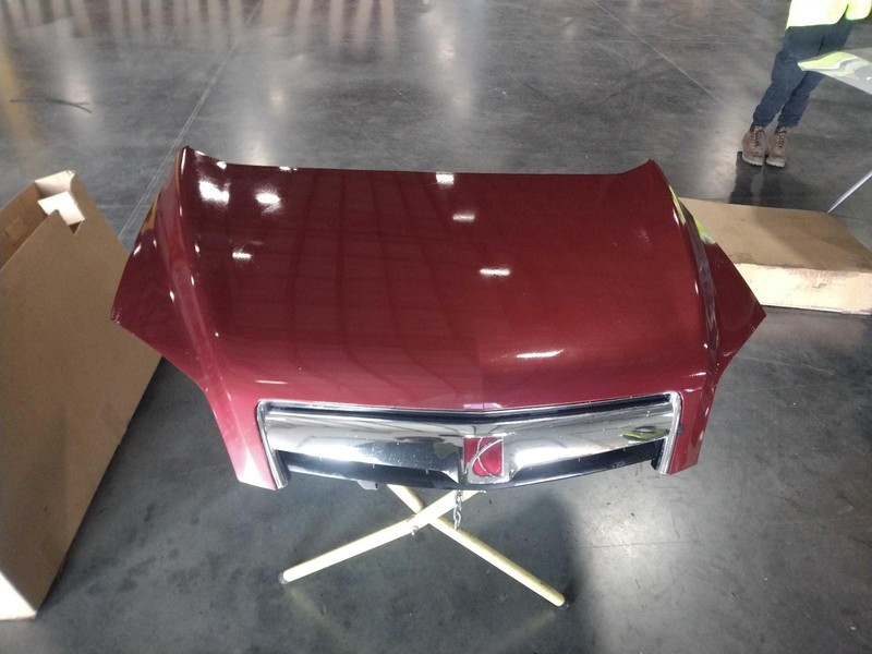 2008 Saturn VUE OEM Used RED Hood Panel 19179654 - 128k Miles
