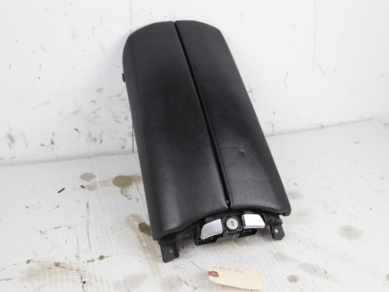 09-15 BMW F01 F02 740I 750I 760LI CENTER CONSOLE FRONT ARM REST LID BLACK