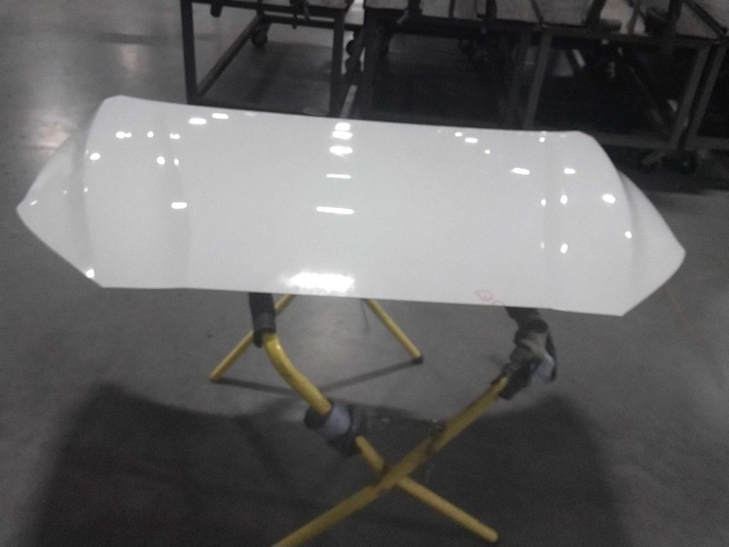 2018-2023 Hyundai KONA White OEM Hood Panel 66400J9000 - Used, 98K Miles