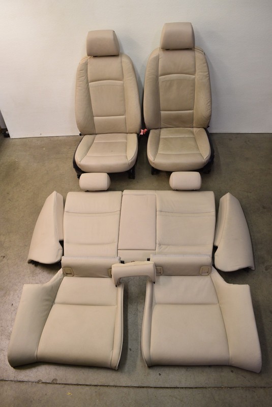 BMW Oyster Dakota Leather Seats Coupe 3 Series E92 Oem 2007-2013
