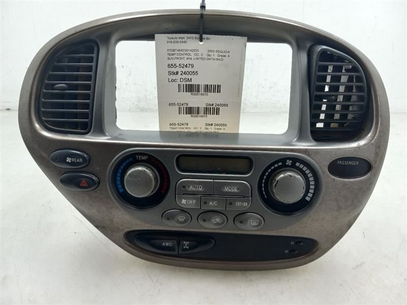 03-04 TOYOTA SEQUOIA LIMITED TEMPERATURE CONTROL SWITCH