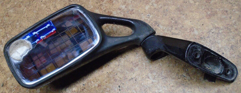 1995 Kawasaki ZX1100 ZX 1100 E GPZ1100 GPZ Left Mirror Mount Stem Rear View 95