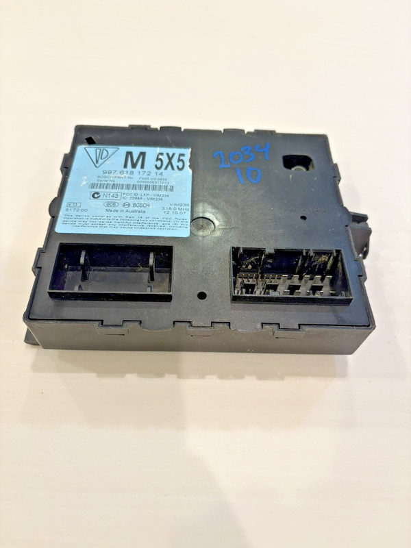 Porsche 911 Carrera Cayman Boxster Anti Theft Alarm Control Module Immobilizer