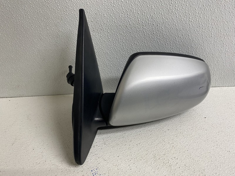 2010-2013 Kia Forte Sedan Silver Manual Lever Left Driver Side View Door Mirror