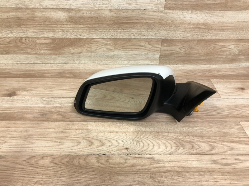 BMW OEM F33 F83 420 428 430 435 FRONT DRIVER SIDE DOOR MIRROR WHITE 2014-2020