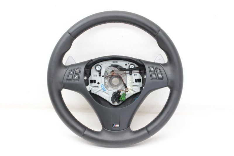 08-13 BMW M3 4.0L Black Steering Wheel Assembly with Controls