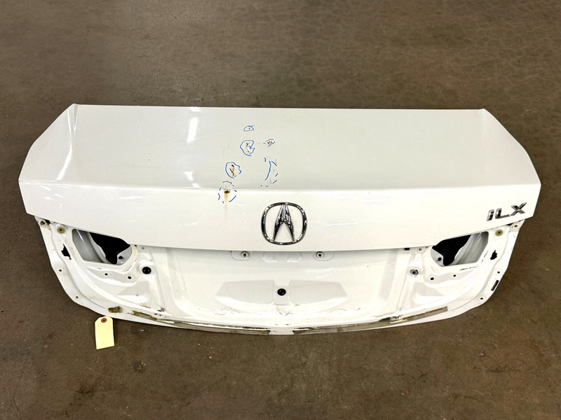 ⭐2016-2018 ACURA ILX TRUNK DECK LID HATCH TAILGATE BODY PANEL WHITE OEM LOT2706