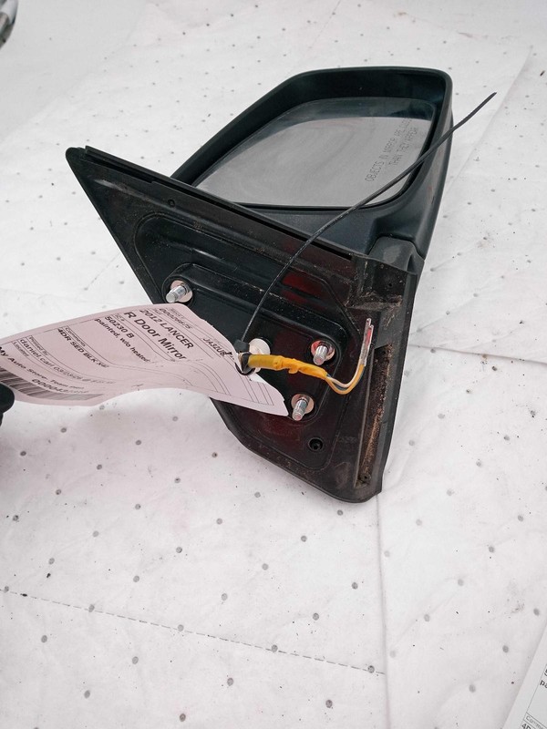 2012 Mitsubishi Lancer Right Door Mirror Assembly Black Used 267971 145K Miles