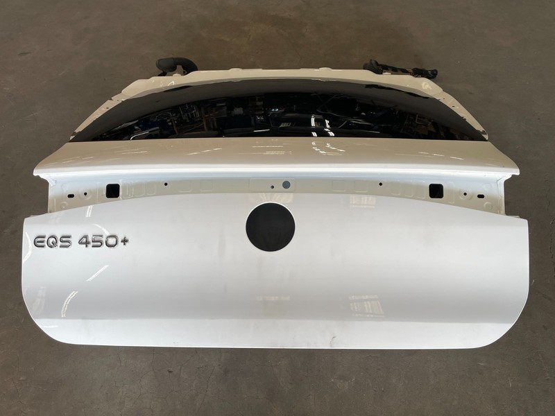 23 24 25 Mercedes EQS450 SUV X296 Rear Trunk Lid Hatch Liftgate White 1627 OEM