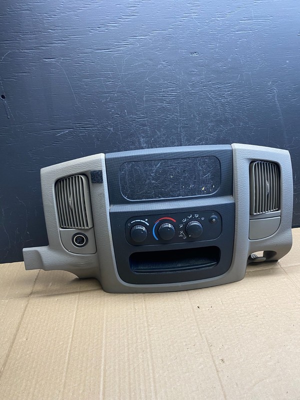 2002 to 2005 Dodge Ram Radio Climate Control Dash Air Vent Bezel Trim AC9321 DG