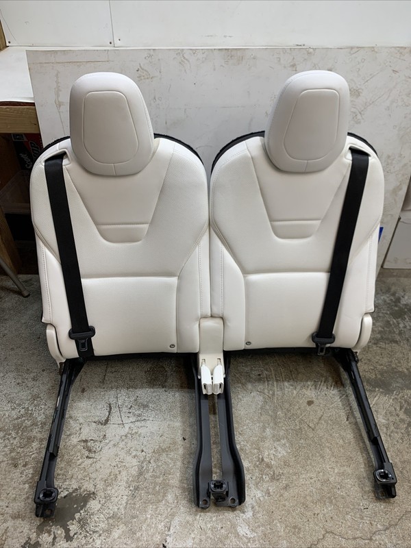 2016 Tesla Model X 3rd Row Seat Back Support White 53128