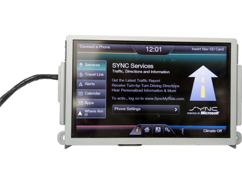 Info-GPS-TV Screen 8.0" Display Center Dash 2015-2018 FORD C-MAX OEM