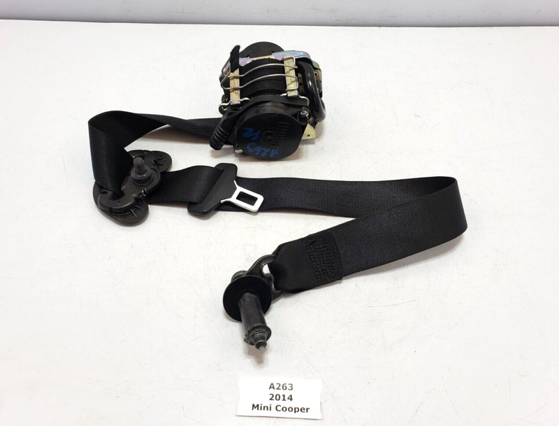 ✅ 14-19 OEM Mini Cooper F56 Front Right Passenger Seat Belt Retractor Black