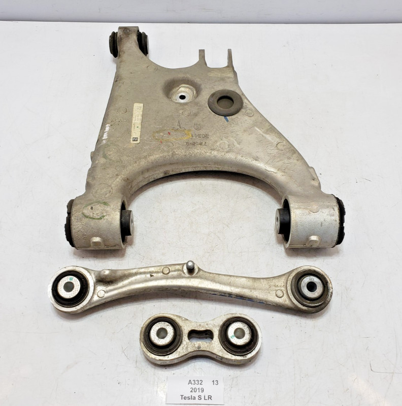 ✅ 2012-2020 OEM Tesla Model S Rear Right Passenger Lower Upper Control Arm SET