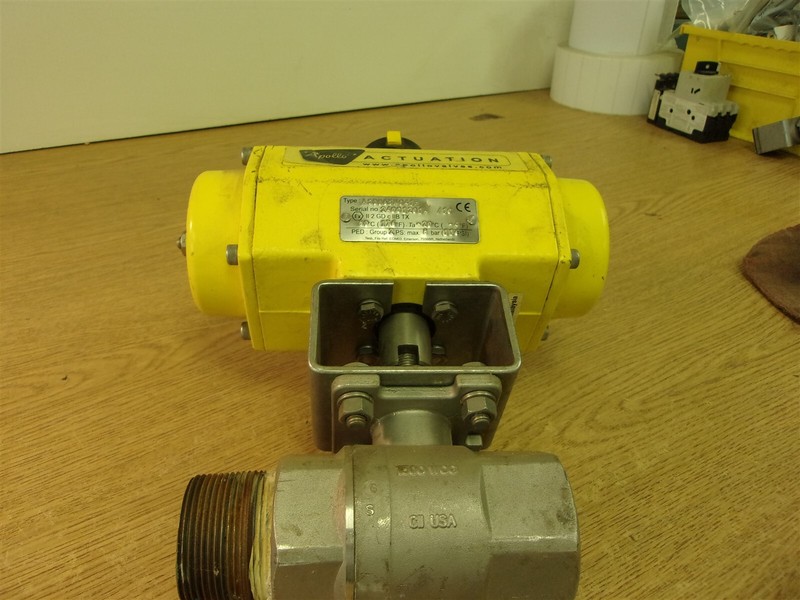 Apollo Actuation AS0065N041B w/ 1-1/2" CF8M Valve *FREE SHIPPING*