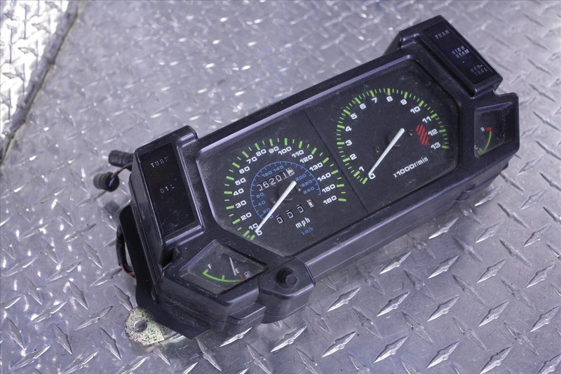 1996 KAWASAKI ZX 600 NINJA GAUGE CLUSTER PANEL SPEEDOMETER TACH ZX600 96