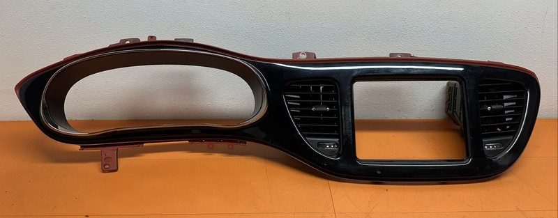 2013 - 2016 Dodge Dart Speedometer Trim Bezel8.4" Screen Style OEM Black LED