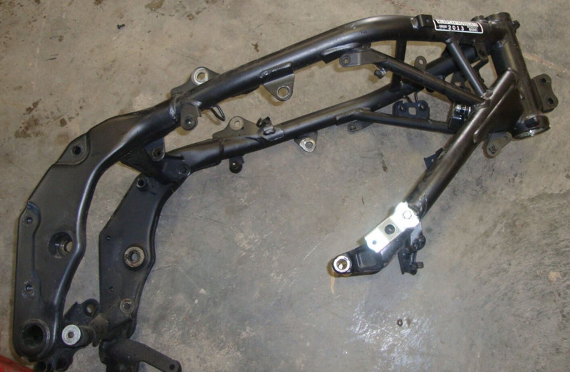2013 Honda CBR500R CBR500 R CBR 500 500R Main Frame Chassis SLVG Salvage 13