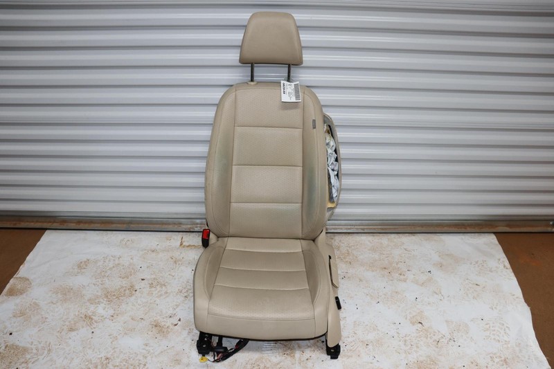 2006-2014 VW VOLKSWAGEN JETTA FRONT LEFT DRIVER SIDE SEAT LEATHER TAN OEM