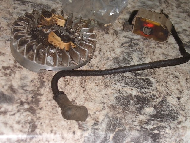 McCulloch pro mac605coil and flywheel chainsaw part only bin 207