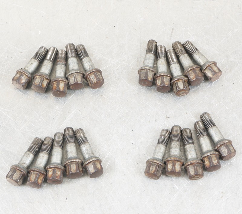 06-2011 mercedesgl350 ml350 r350 lug nut bolt wheel rim stud set lot of 20 oem