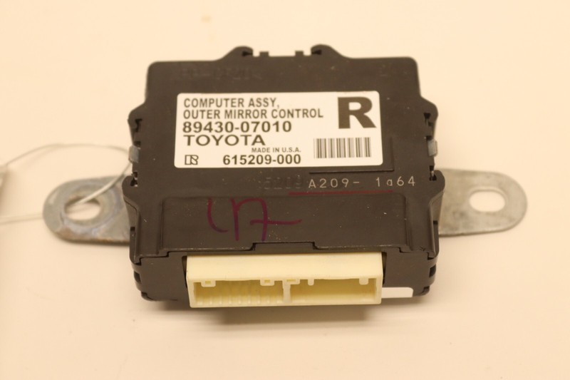 2013-2018 TOYOTA AVALON RIGHT PASSENGER SIDE OUTER DOOR MIRROR MEMORY MODULE OEM