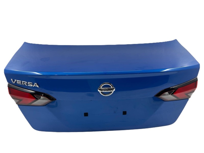 2020-2024 Nissan Versa S Rear Trunk Deck Lid Assembyly W/o Spoiler Blue B51 OEM