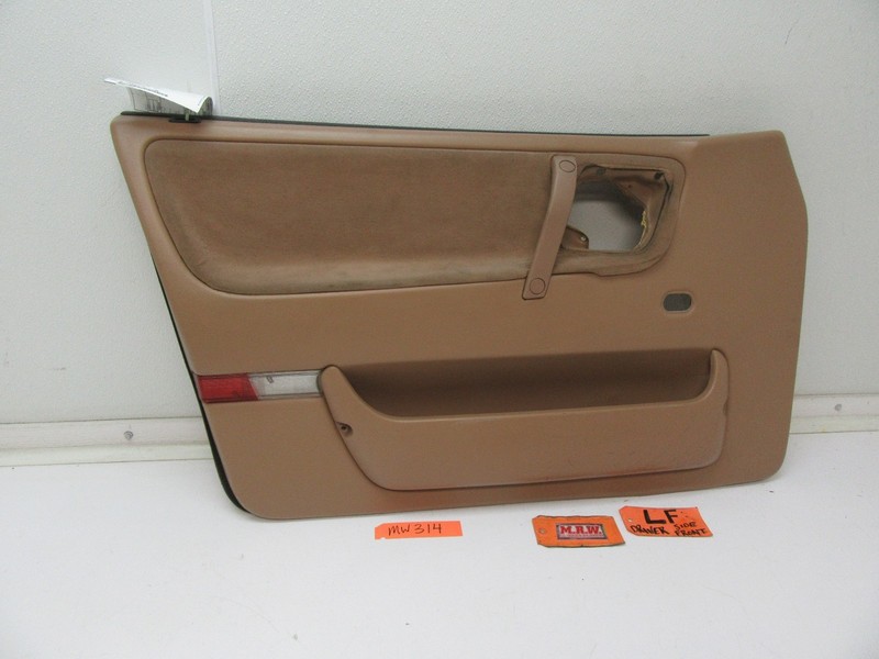 DOOR PANEL LEFT FRONT L LH LF DRIVER COVER ARM REST PULL HANDLE TAN SAAB 9000