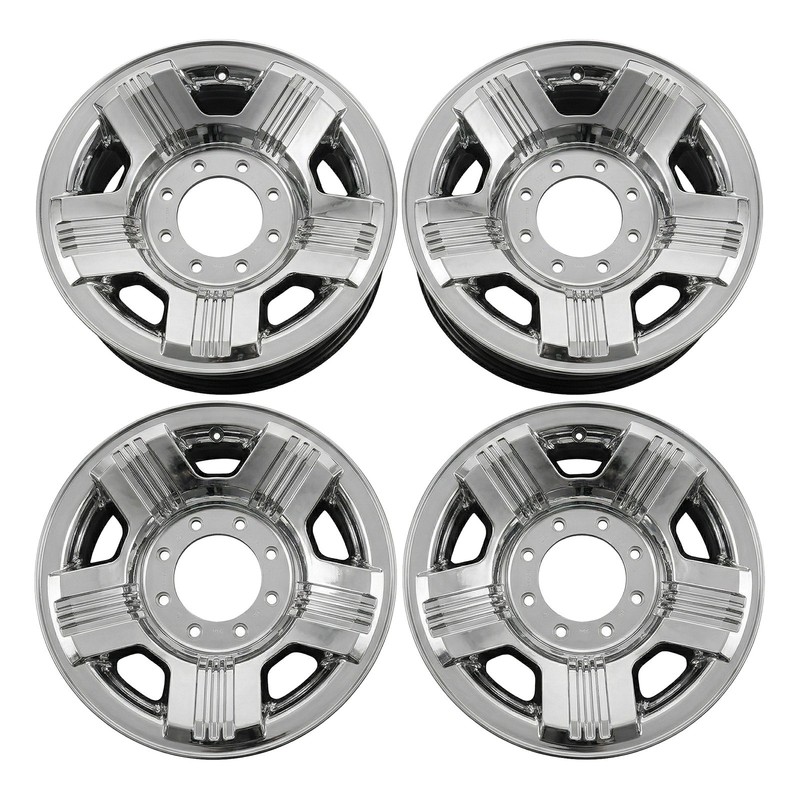 (4) Ford Harley Davidson Wheel F250 F350 Super Duty 2008-2010 OE Chrome Rim 3688