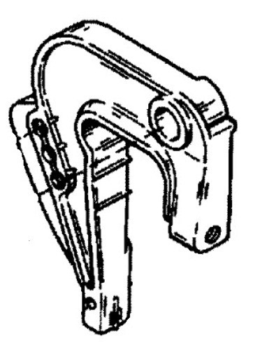 3404-8894A6 Fits Mercury Mariner 6-15 HP Left Port Side Gray Clamp Bracket