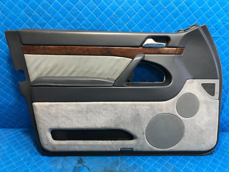 92-99 Mercedes W140 300SE S420 Front Left Driver Side Interior Door Panel Grey