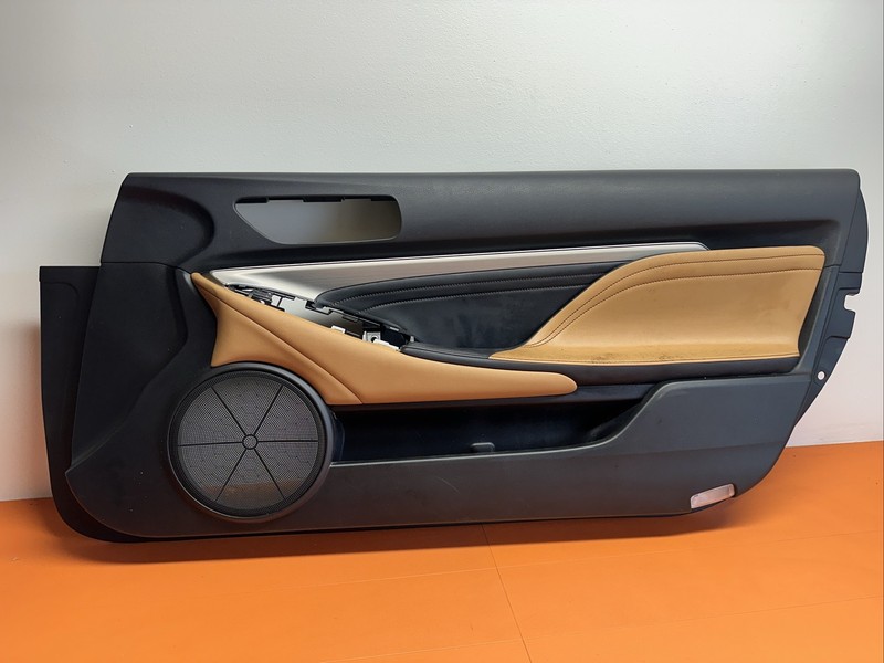 67601X7202 | 15 - 2017 LEXUS RC350 RC200T RIGHT PASSENGER DOOR TRIM PANEL BROWN