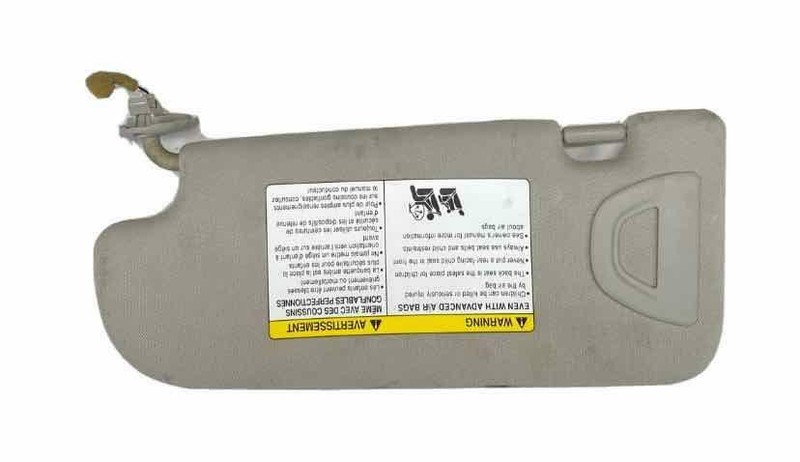 Infiniti Q50 sun visor 2014 2019 right passenger side gray OEM 964004HB0A