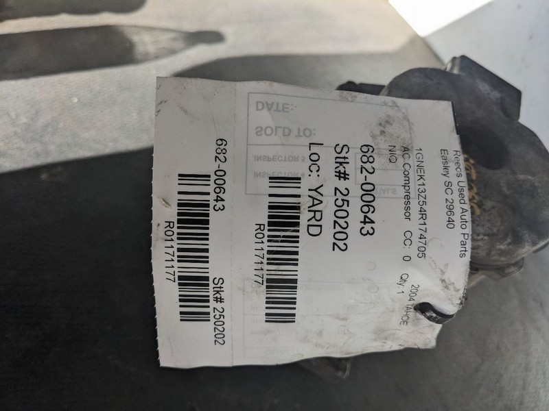 AC Compressor Fits 03-09 ESCALADE 1171177