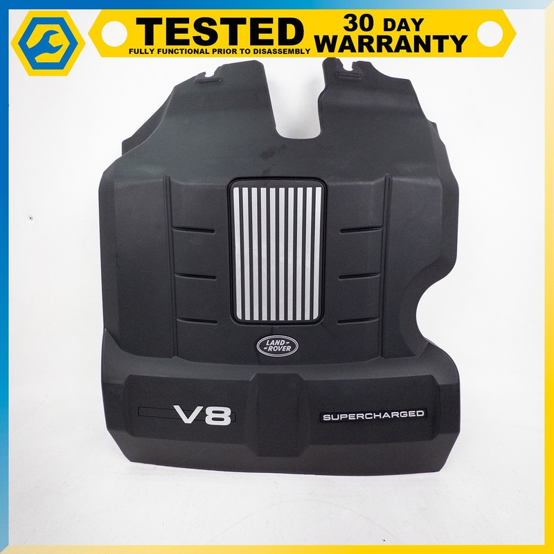 10-13 RANGE ROVER SPORT L320 5.0L SUPERCHARGED ENGINE MOTOR PLATE COVER OEM