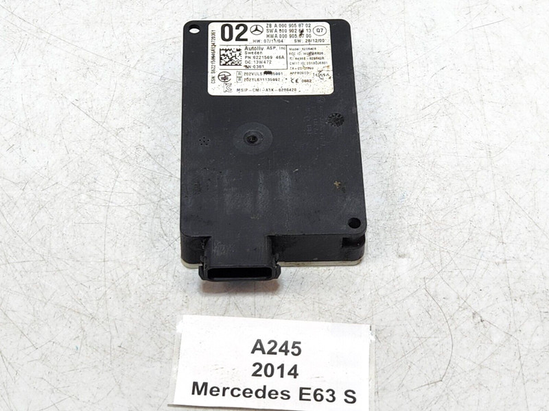 ✅ 14-17 OEM Mercedes W212 E63 S Rear Left Driver Side Blind Spot Radar Module